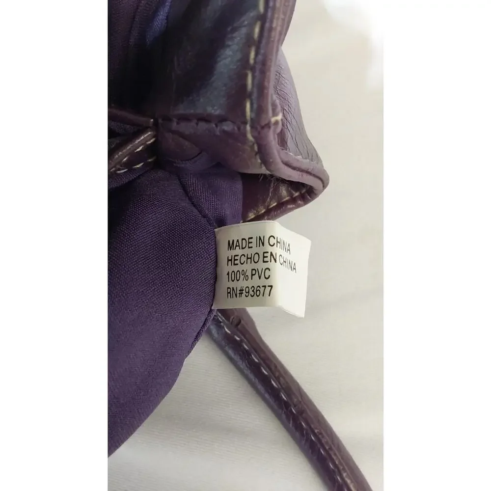 St Johns Bay Purple Buckle Handbag